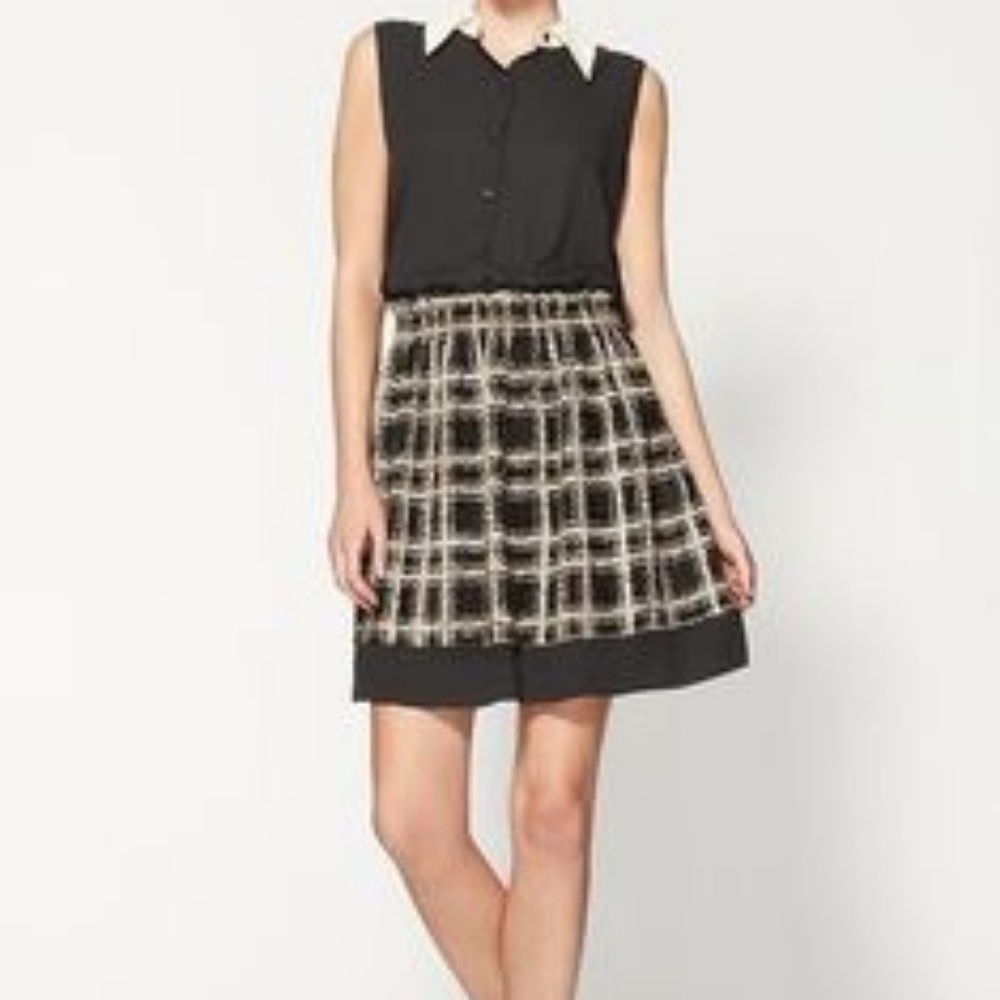 Vintage color block dress